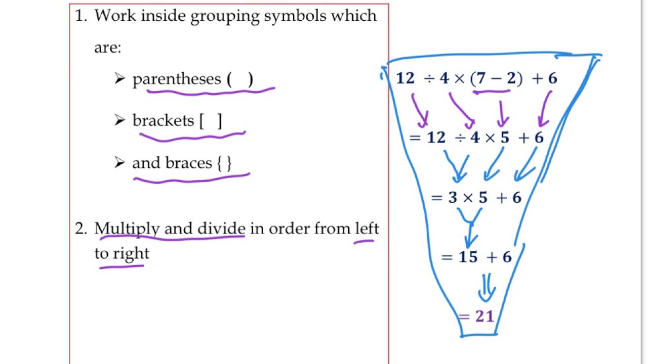order of Operations-I: More Explanation in Somali
