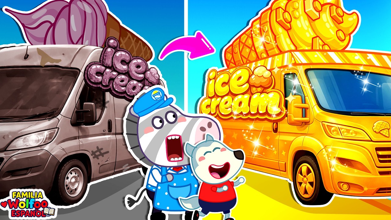 Familia Wolfoo Español | ¡Oh No! El Camión de Helados Está Roto 🍦😲 Dibujos Animados