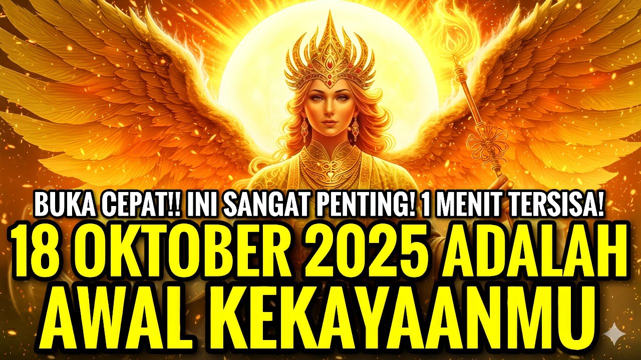 JIWA TERPILIH✨ VIDEO INI HARUS SAMPAI PADAMU SEBELUM BESOK‼️18 OKTOBER 2025 ADALAH AWAL KEKAYAANMU💰🚀