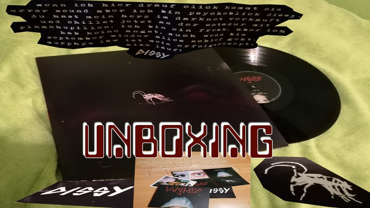UNBOXING: DISSY - BUGTAPE VINYL-BUNDLE