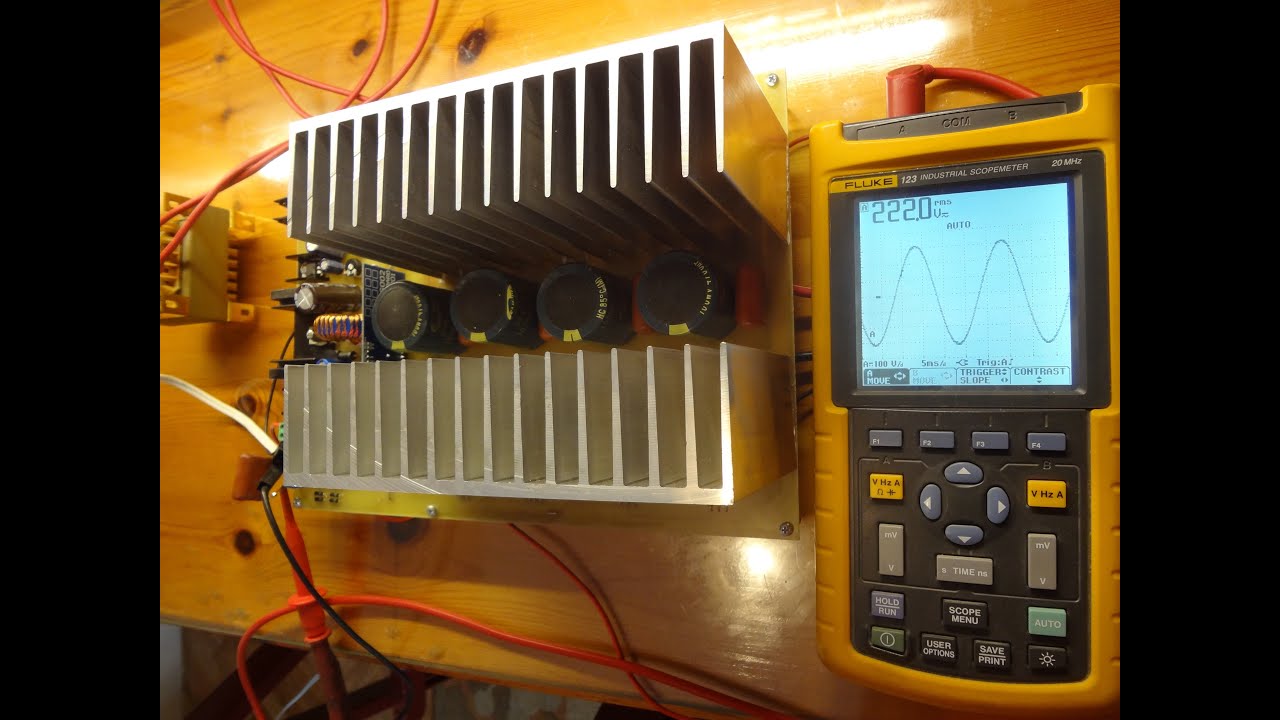 DIY inverter pure sine wave 48vDC/220vAC with the EGS002