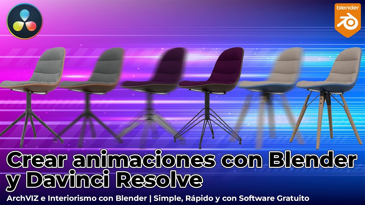 40.- Crear animaciones con Blender y DaVinci Resolve