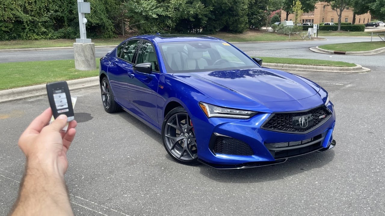 Acura TLX Type S SH AWD 2023 года: запуск, выхлоп, тест-драйв, осмотр, взгляд со стороны и обзор