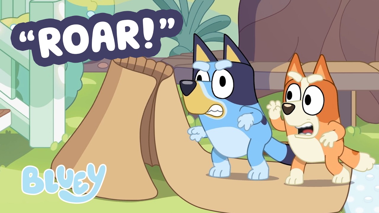 Bluey and Bingo Pretend to be Dinosaurs! 🦖 | 30 MINUTES | Animal Game and More Clips | Bluey