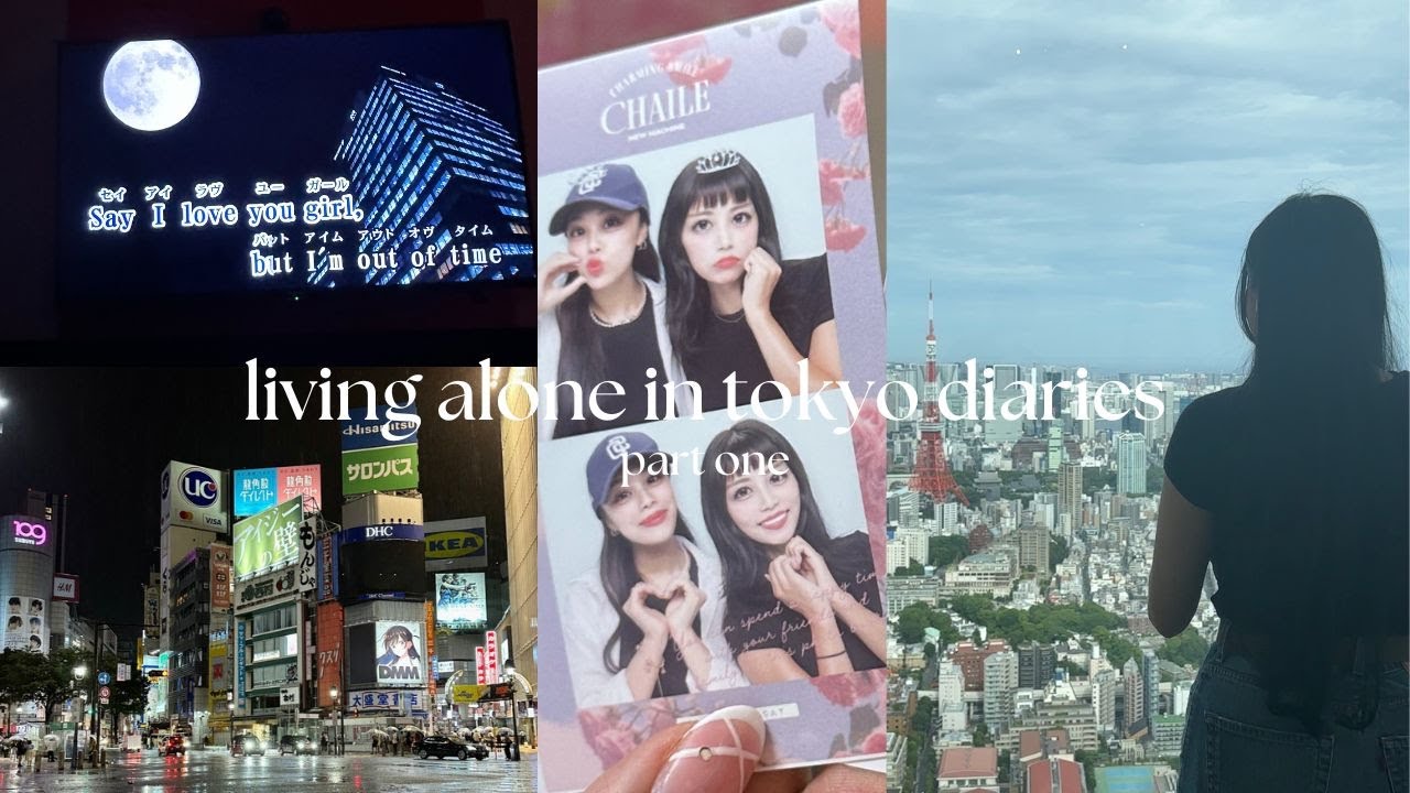 living alone in tokyo: karaoke, friends, matcha & capybara cafes, summer festivals 𓏲 ๋࣭ ࣪ ˖🎐
