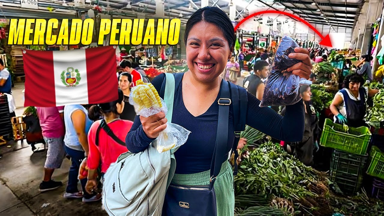 MEXICANA CONOCE MERCADO CALLEJERO PERUANO POR PRIMERA VEZ