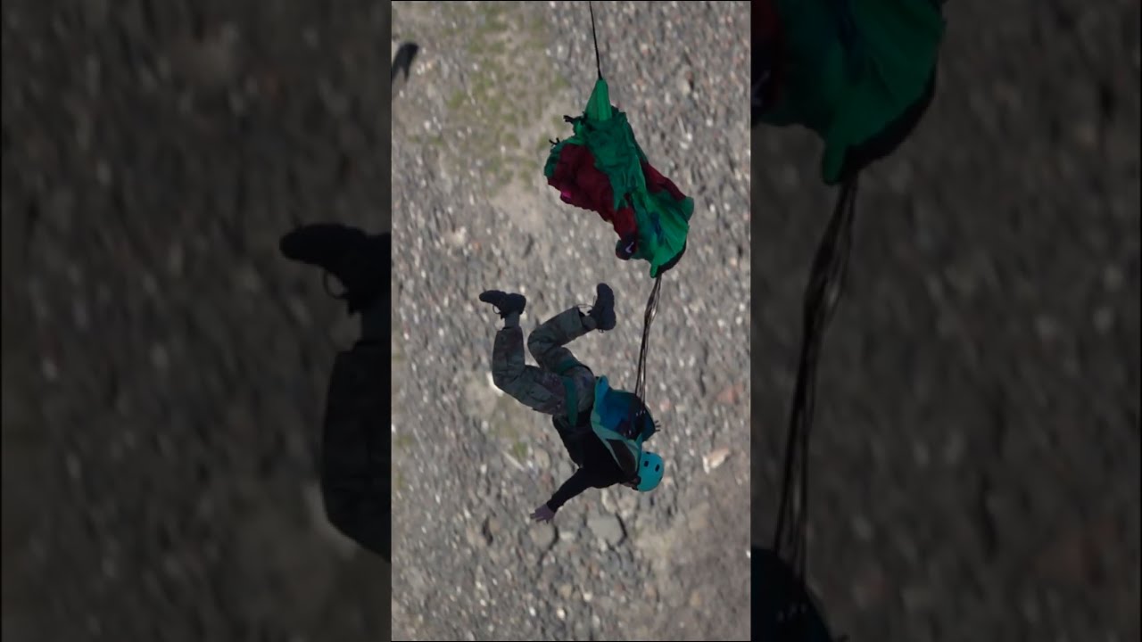 BASE Parachutes - In Slow Motion