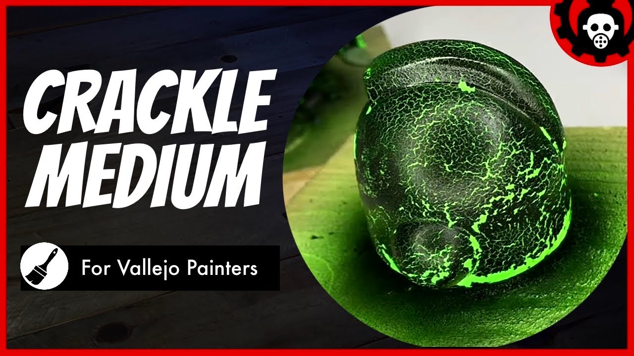 КАК использовать медиум Vallejo CRACKLE | ART Toy Painting | Vallejo Color | 2021