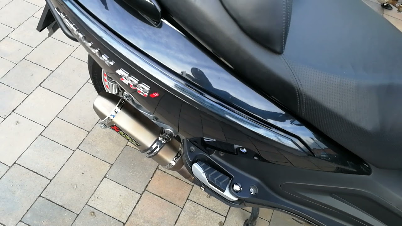 sym joymax 300i Evo akrapovic