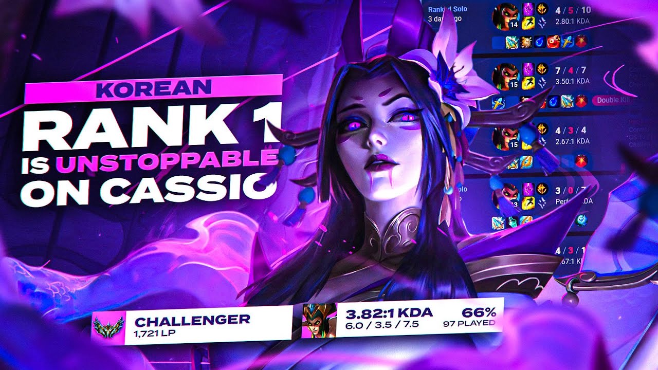 NOBODY CAN STOP HIM... *1800LP KOREAN RANK 1 CASSIO*