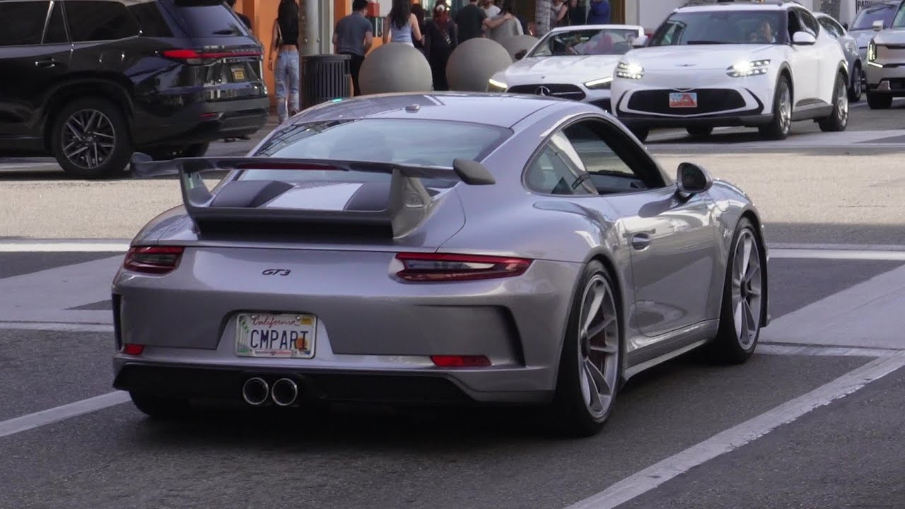 WHAT IT FEELS LIKE TO RIDE IN A LOUD PORSCHE 911 991 GT3 AROUND BEVERLY HILLS!