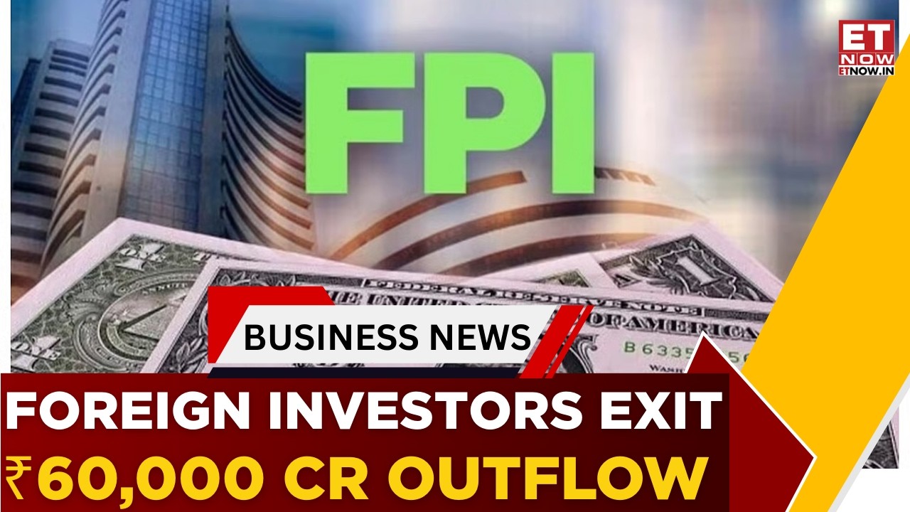 Foreign Investors Dump Indian Stocks | Biggest Outflow In 14 Months | Business News | ET Now