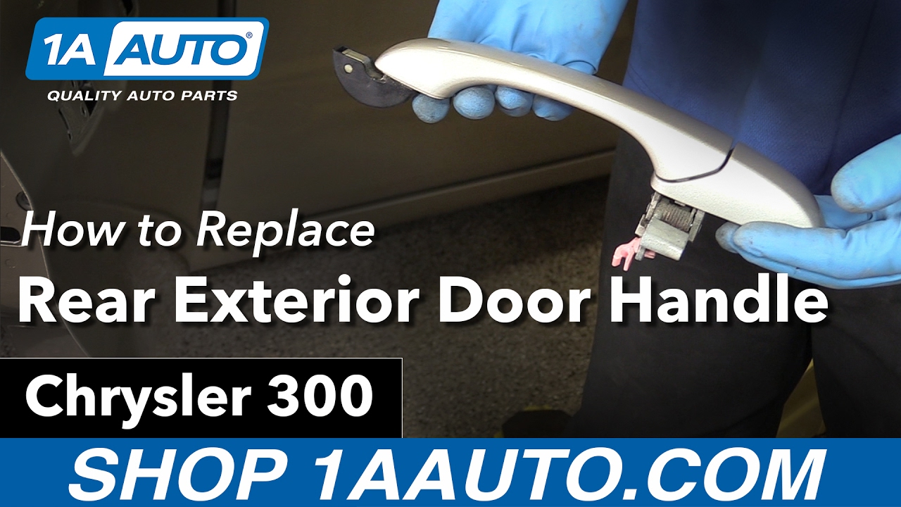 How to Replace Rear Exterior Door Handle 05-10 Chrysler 300