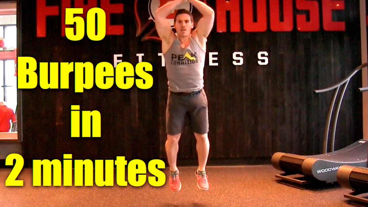 50 Crossfit Burpees in under 2 minutes