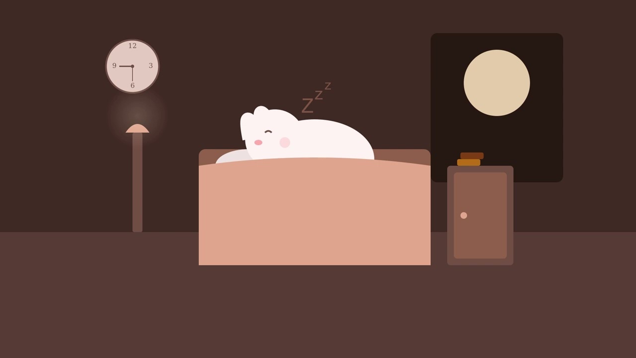The Rabbit Who Wants to Fall Asleep by Carl-Johan Forssén Ehrlin with background music