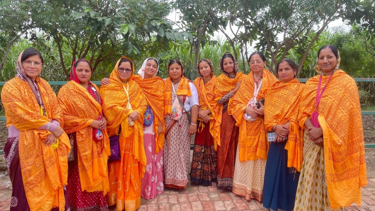 Finally initiated by HH bhakti aashray vaishnav swami gurumaharaj ji 🙇‍♀️on the 😍day of gopashtami 