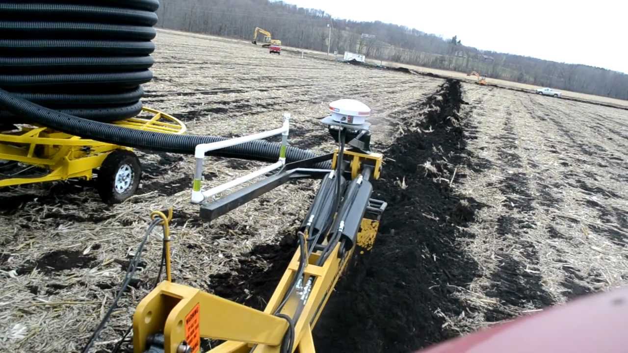 gold digger tile plow
