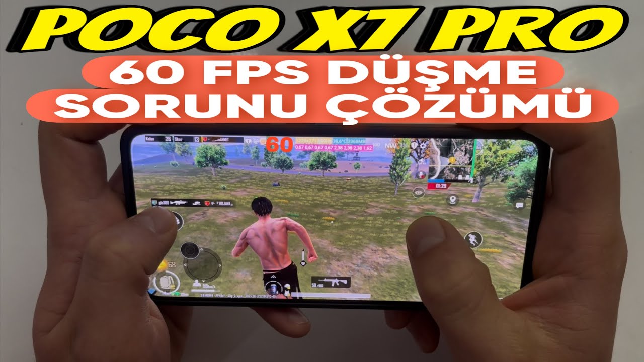 POCO X7 PRO PUBG TEST | 60 FPS DÜŞME SORUNU TEK ÇÖZÜMÜ
