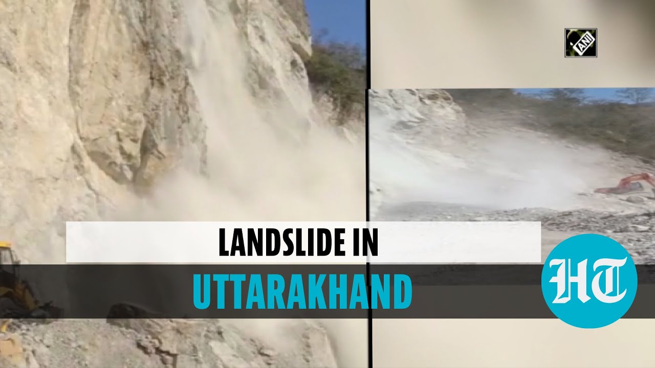Watch: Landslide in Uttarakhand's Tehri, Rishikesh-Srinagar road closed