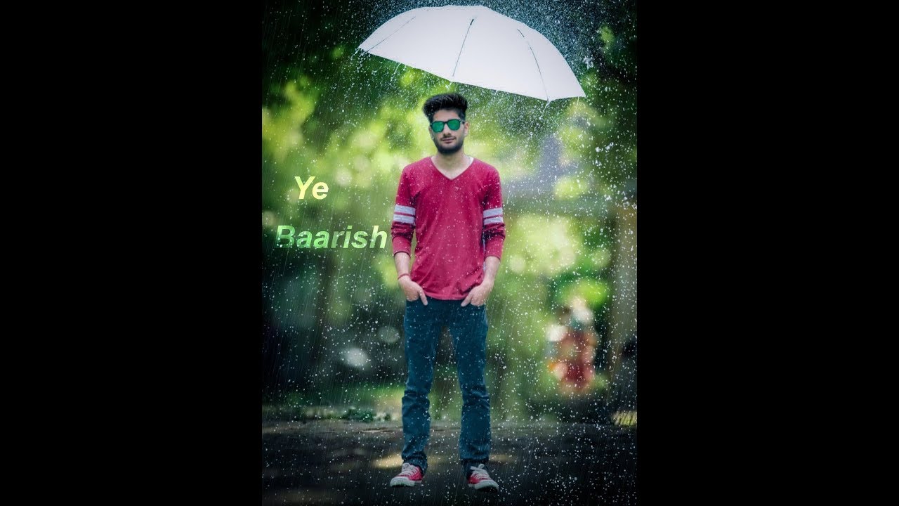 PicsArt Monsoon season | Rainy day Photo Editing Tutorial in picsart