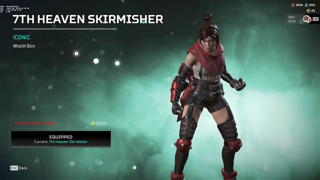 The NEW FINAL FANTASY WRAITH SKIN & HEIRLOOM BUFFS MOVEMENT on CONTROLLER