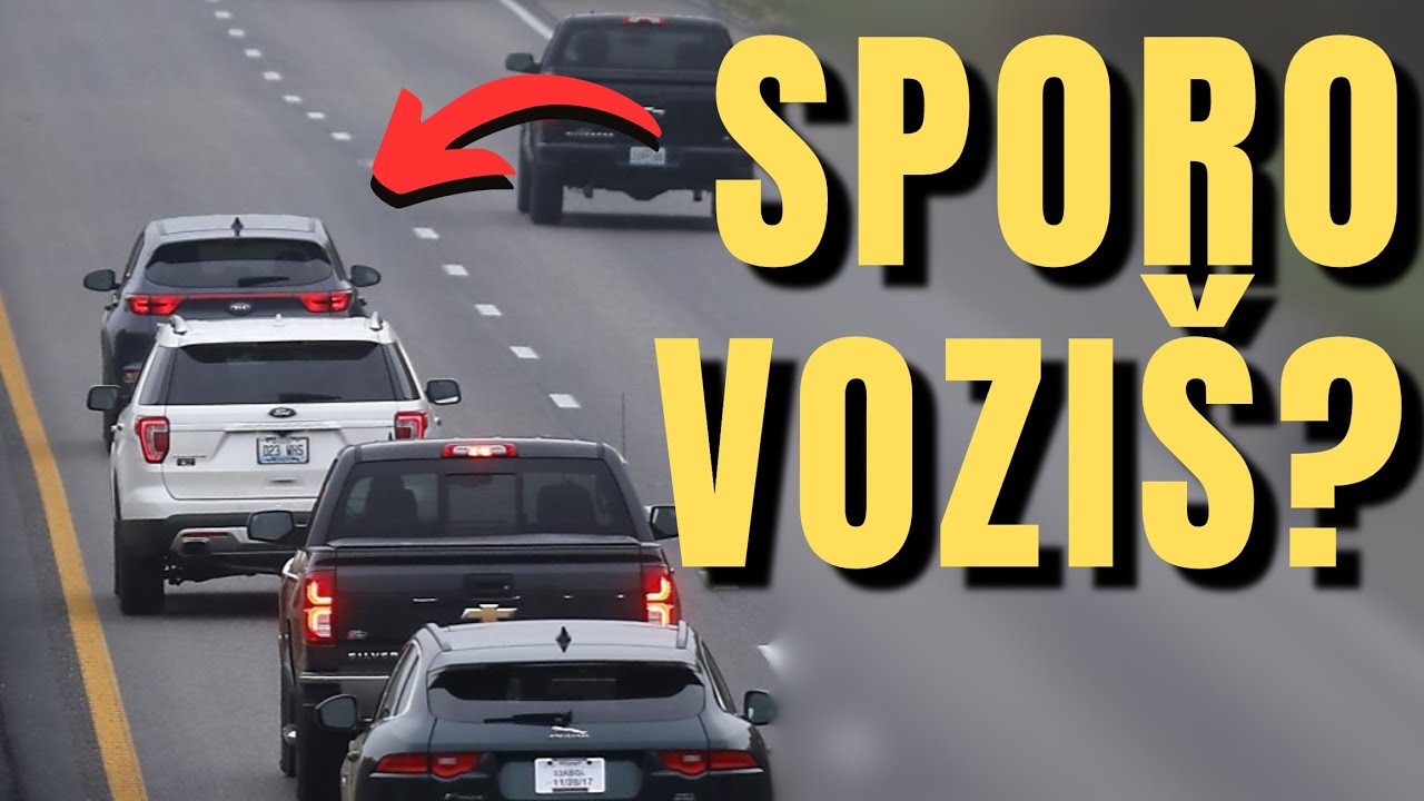 Presporo voziš? Ovo su 3 situacije koje ugrožavaju sve!