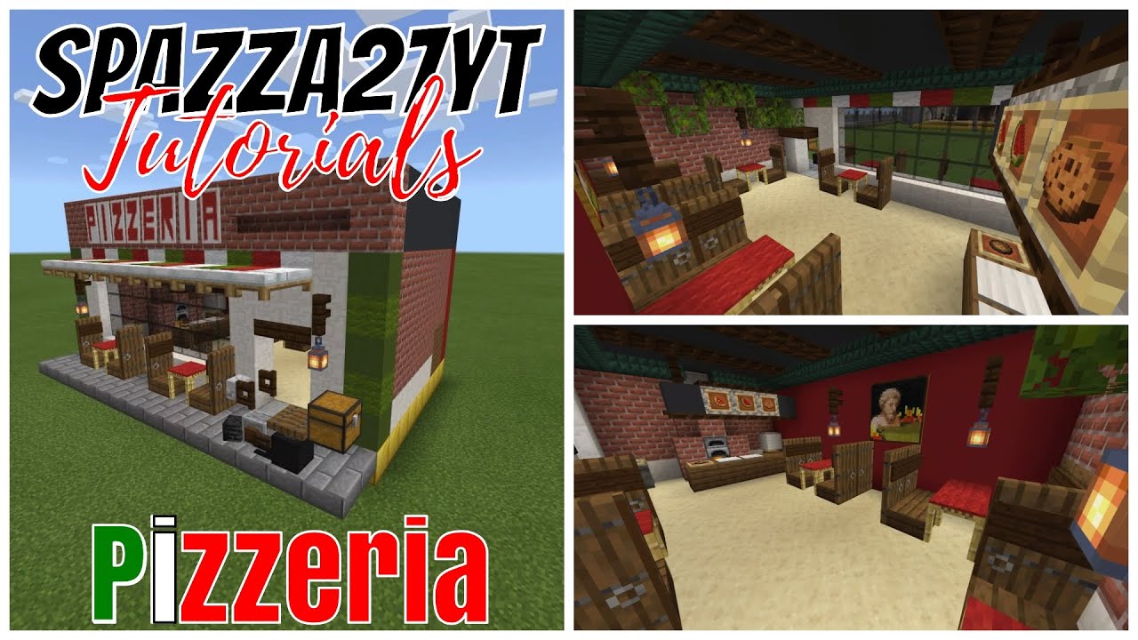 Minecraft Small Shops #6 Pizzeria Tutorial