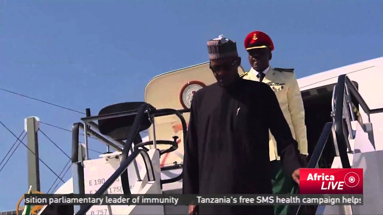 President Buhari makes first official trip to Cameroon