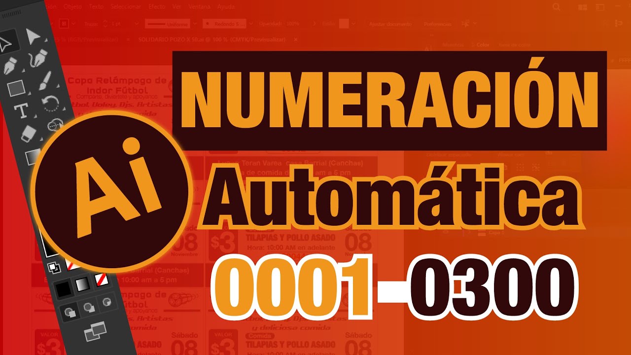 ILLUSTRADOR: C&oacute;mo Hacer Numeracion Autom&aacute;tica en illustrador