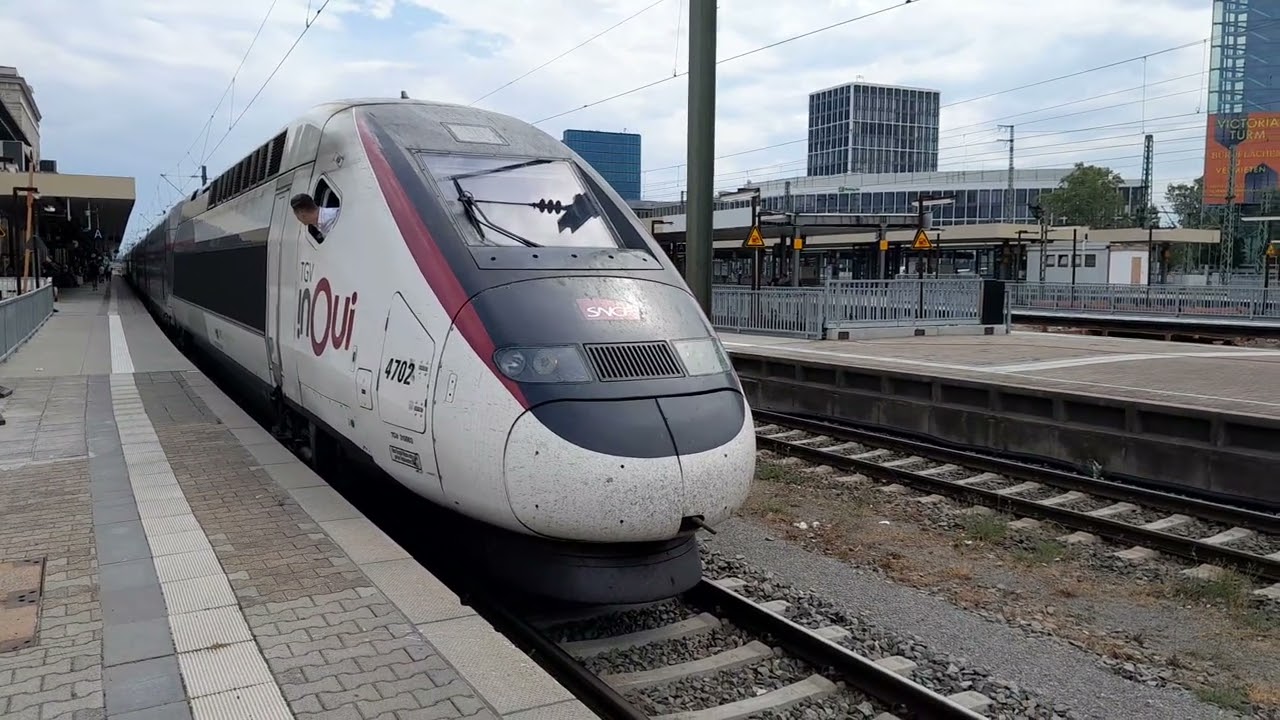 Züge in Mannheim Hbf mit Fernverkehr,Nahverkehr,und Güterzüge