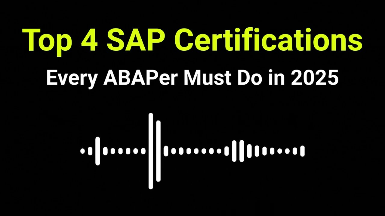 Best SAP Certifications for ABAP Developers in 2025 | ABAP Cloud, BTP, Fiori Explained