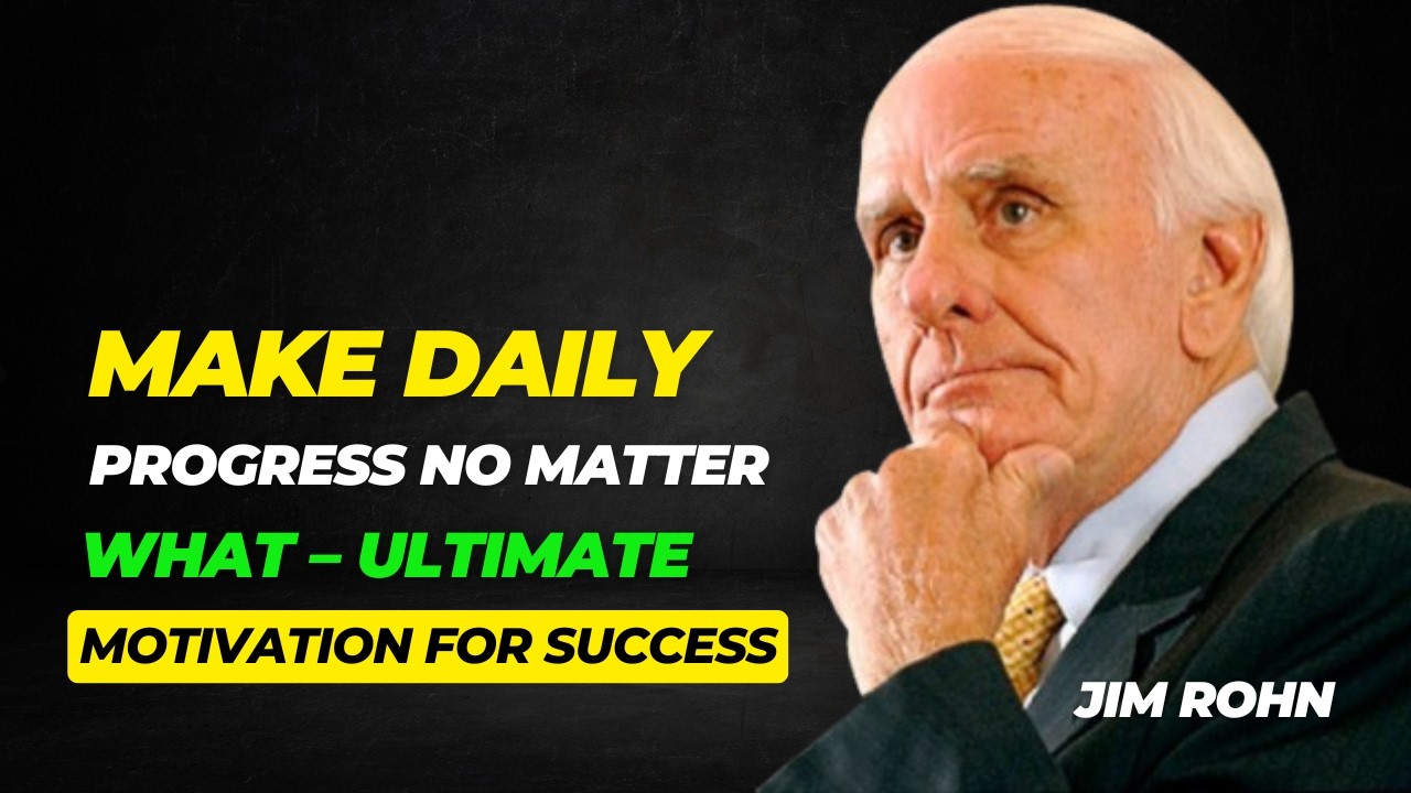 Ежедневный прогресс вопреки всему – главная мотивация для успеха. Мотивация Джима Рона.