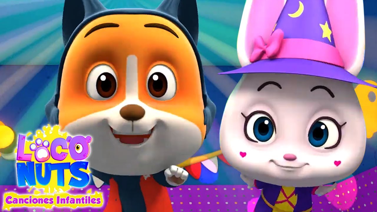 Fiesta de baile de monstruos | Canción de halloween | Loco Nuts Español | Musica para niños