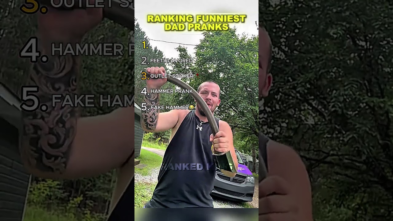 Top 5 Funniest Harmless Dad Pranks!