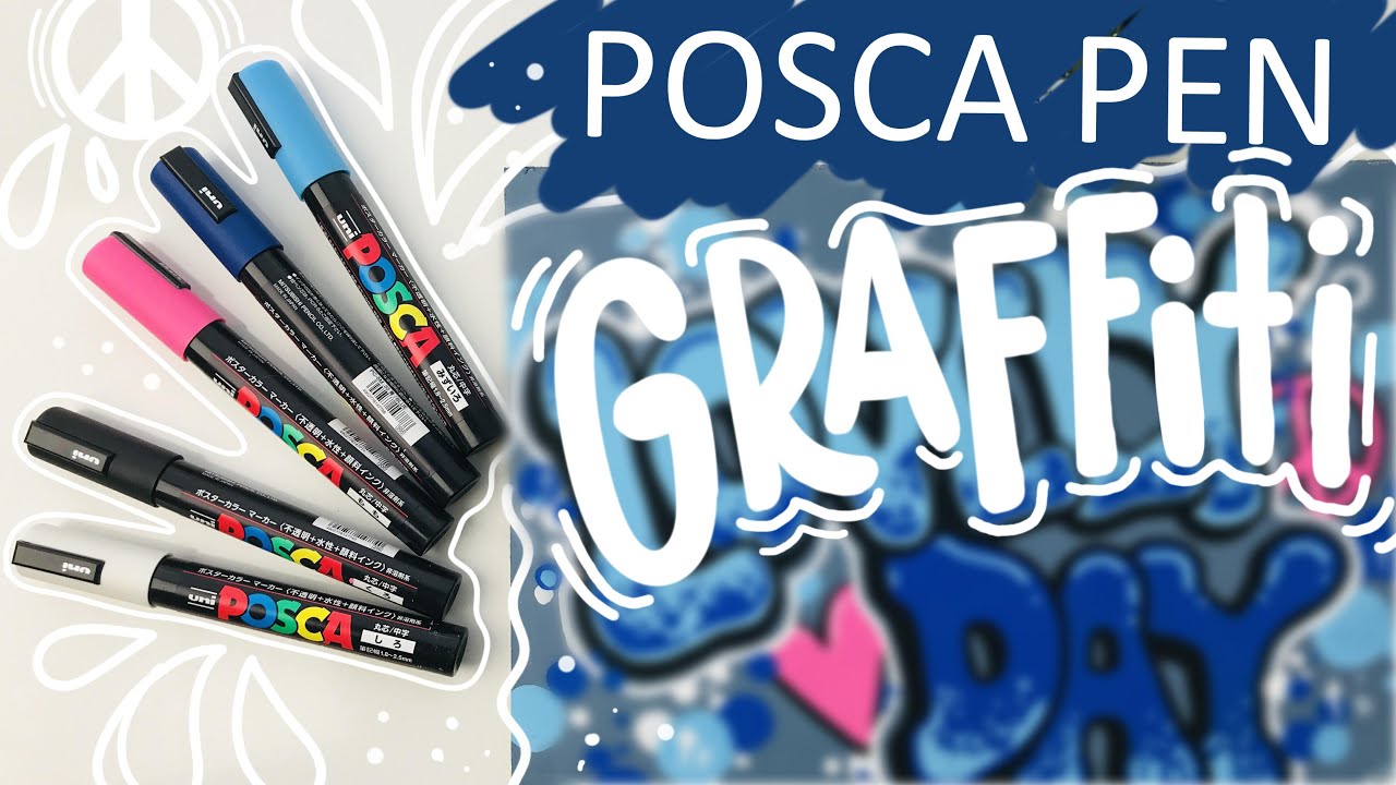 Paint Pen Art || Trying POSCA Graffiti?!