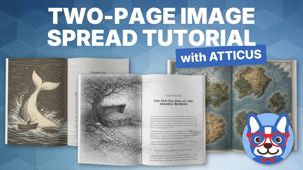 Create Stunning Two-Page Spreads in Atticus (Step-by-Step)