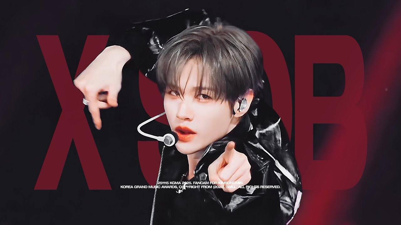 [4K] [FANCAM] 251115 KIM SUNGMIN 김성민 - ‘X + SOB’ 직캠 @ KGMA 2025