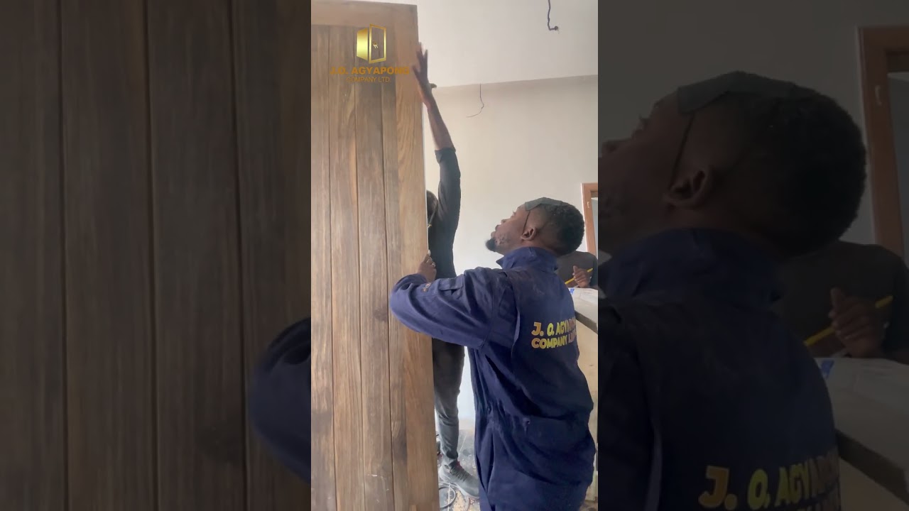 WOODEN PIVOT DOOR INSTALLATION