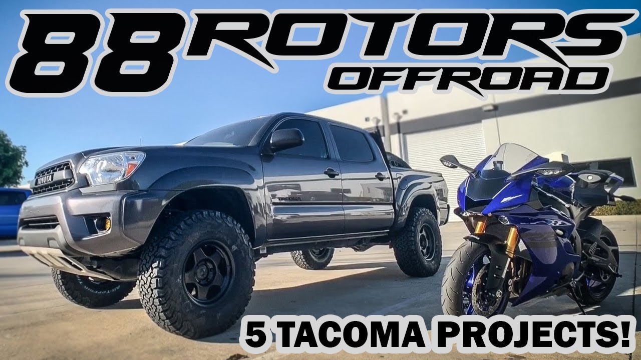 2nd & 3rd Gen Toyota Tacoma Lifts, Wheels, & 33