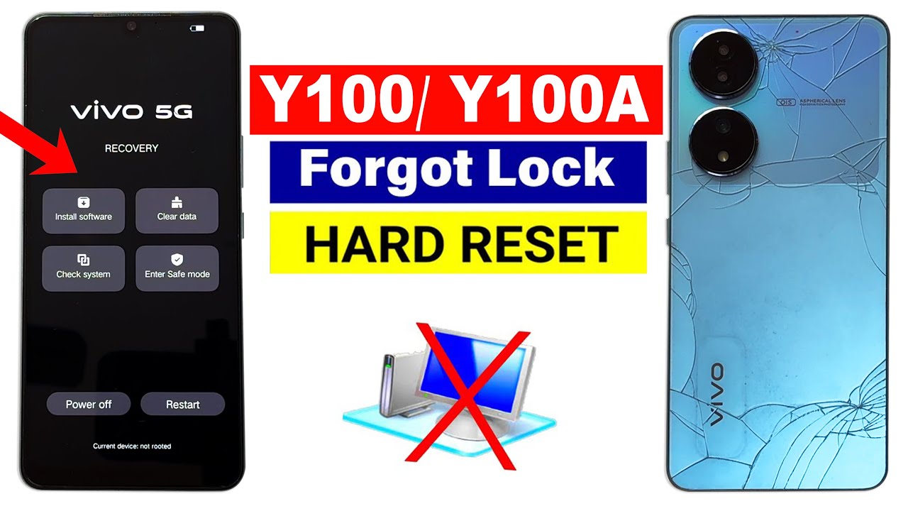 Vivo Y100/ Y100A : Hard Reset | Forgot Password | Screen Unlock 🔓 🔓🔓 2025