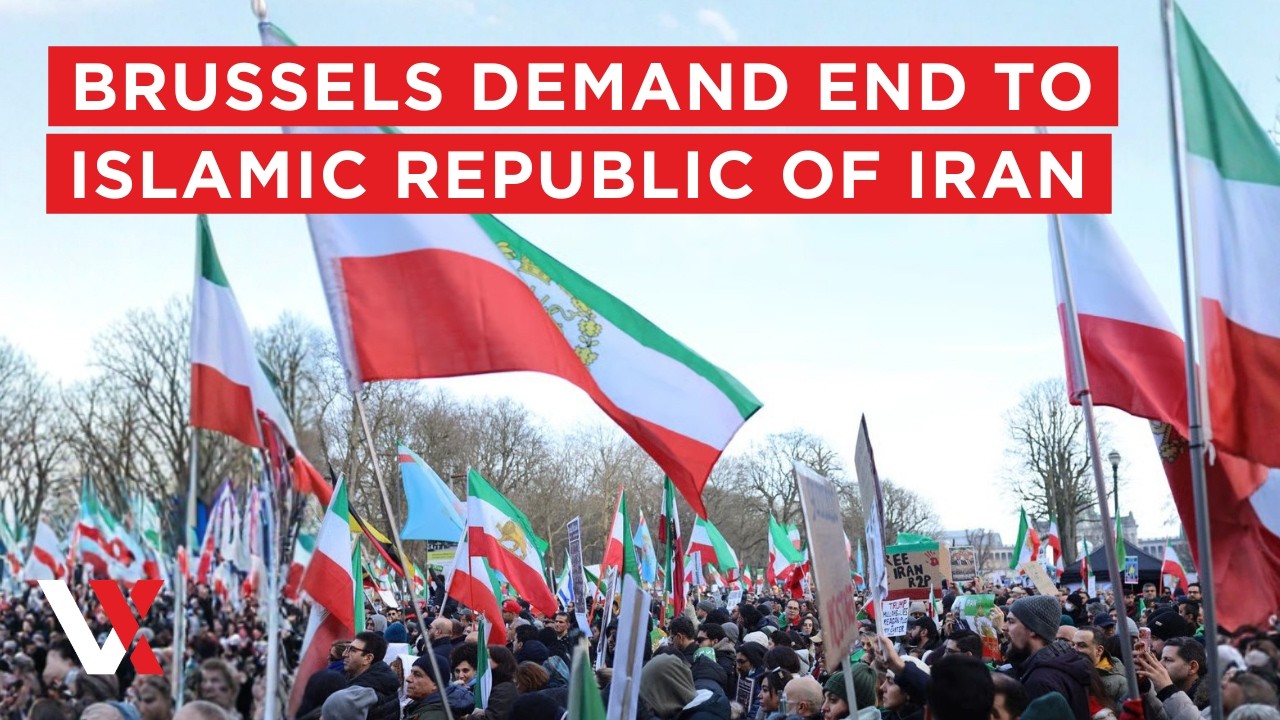 LIVE | Protesters Flood Brussels Demanding End of Islamic Republic as Iran War Rages | VERTEX