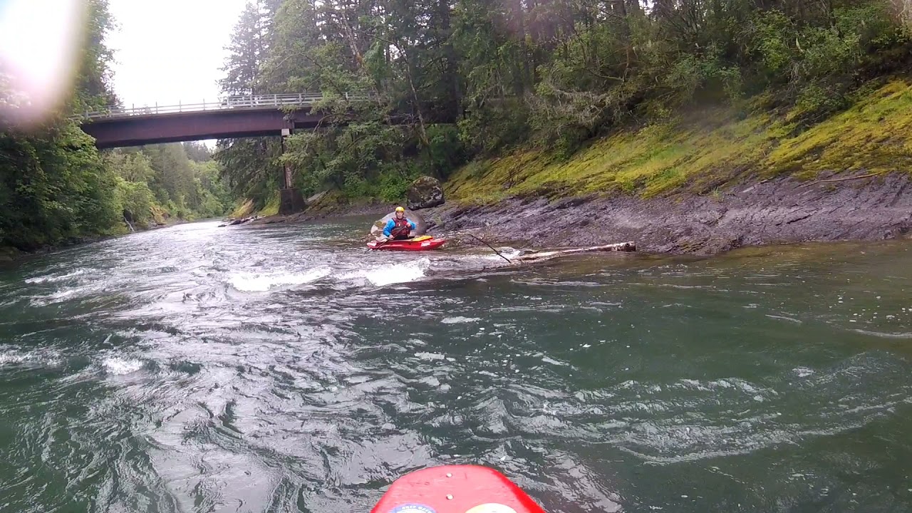 Whitewater Canoeing on the Cowichan River