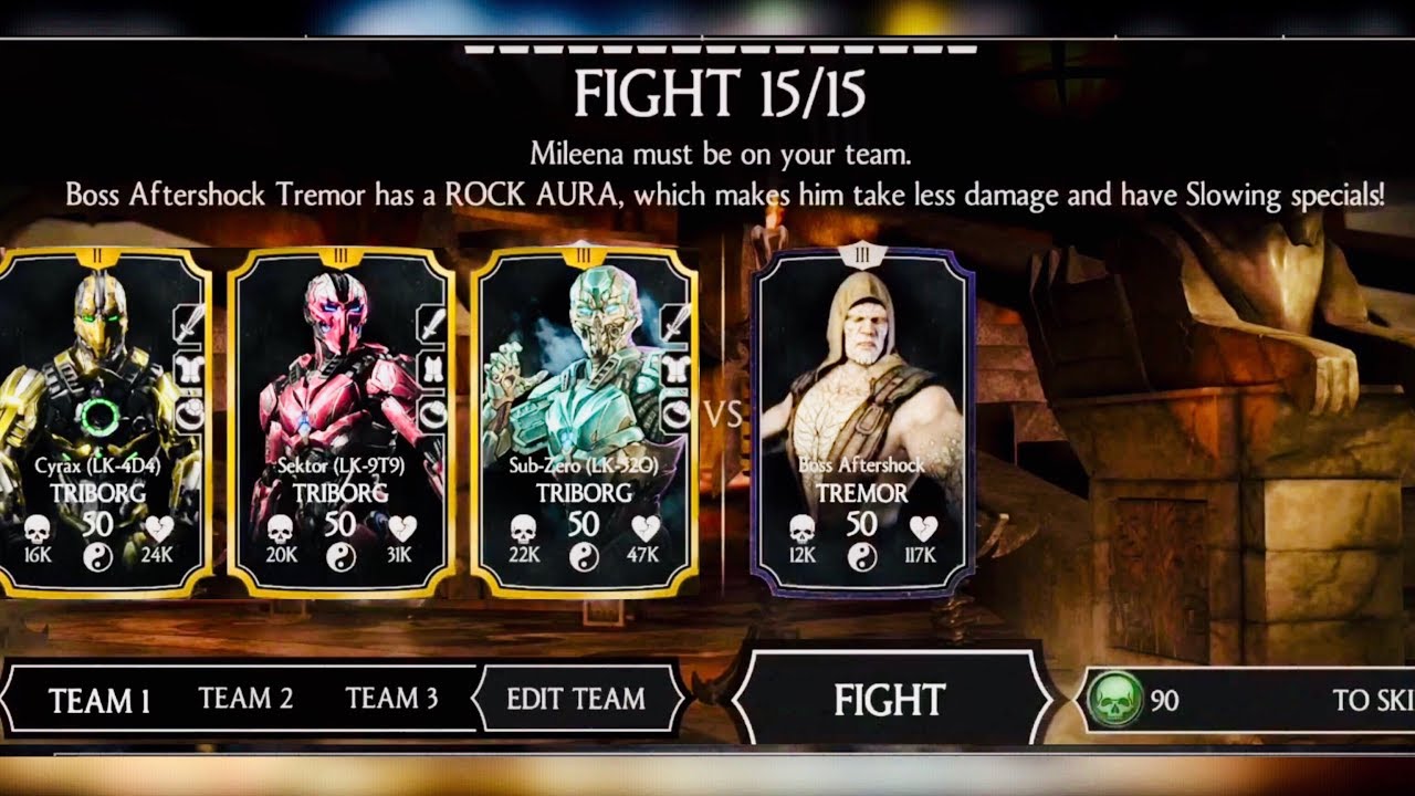 AFTERSHOCK TREMOR CHALLENGE (Normal / Hard BOSS) AND FULL GAMEPLAY REVIEW - update 1.15 Mkx iOS