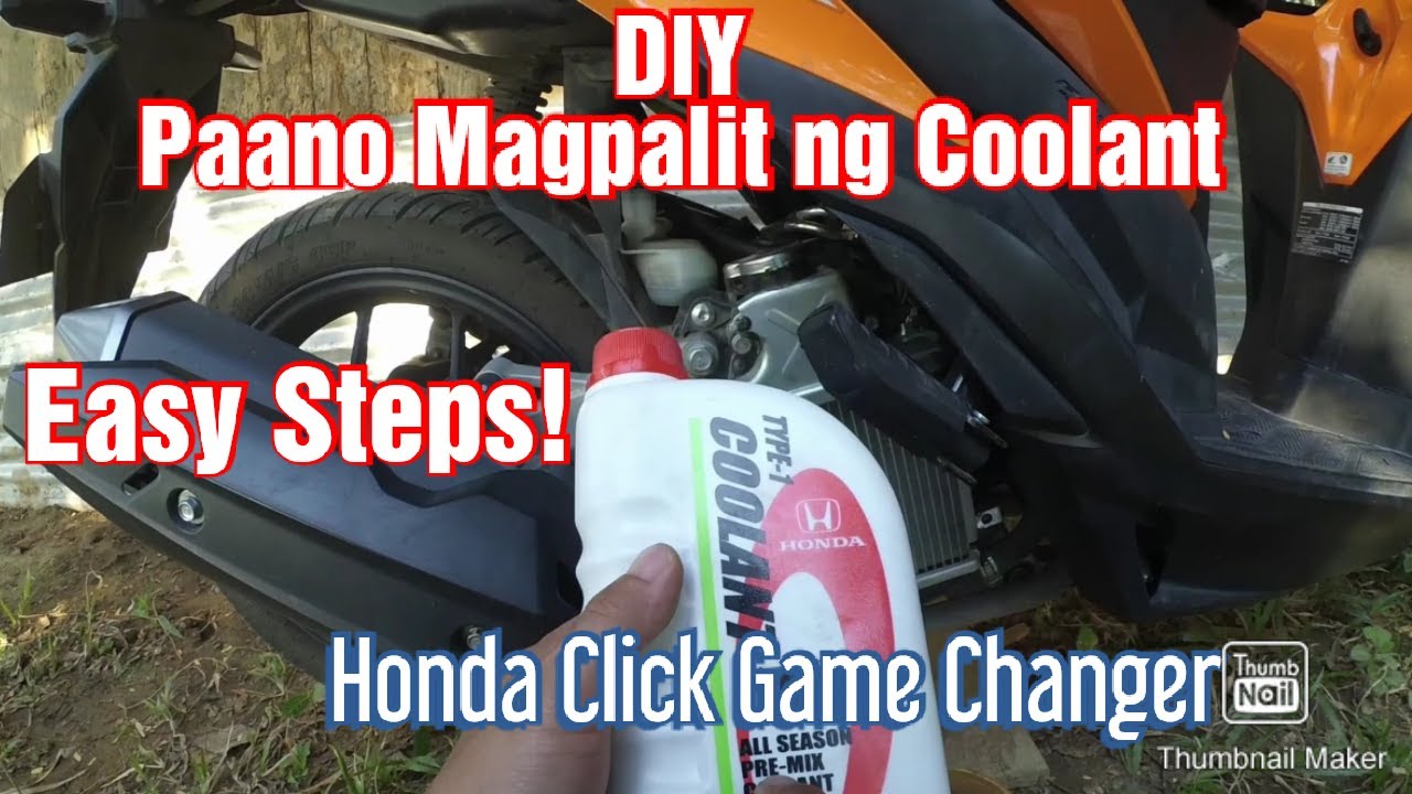 DIY Paano magpalit ng coolant. Coolant replacement. Honda Click Game Changer #hondaclick #coolant