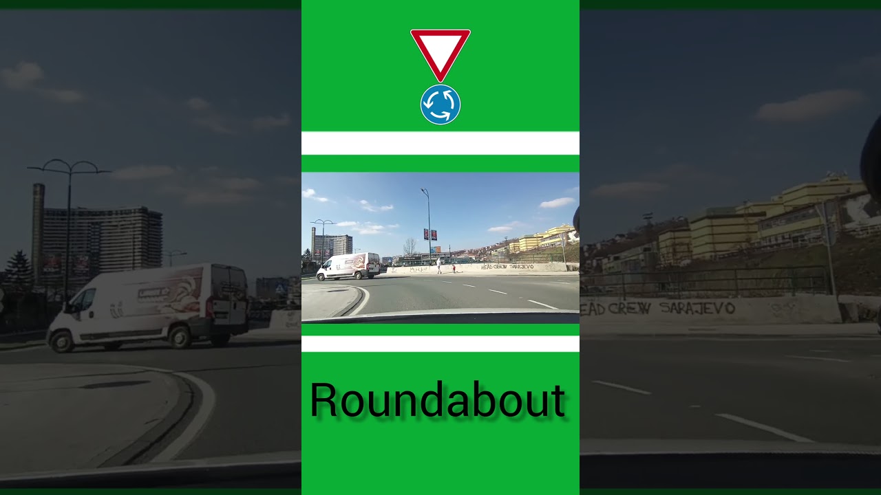 Roundabout #bhroadstories #saobraćaj #bosnaihercegovina #kruzni #kružni #roundabout #traffic #funny
