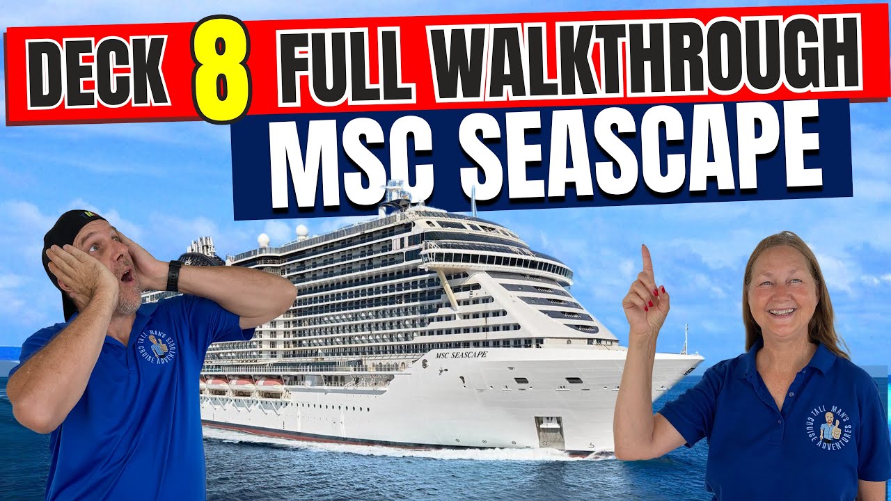 MSC Seascape Public Deck 8 Inside | Tall Man's Cruise Adventures