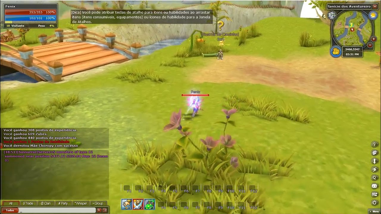ROSE Online - private server v0.5 test - playing