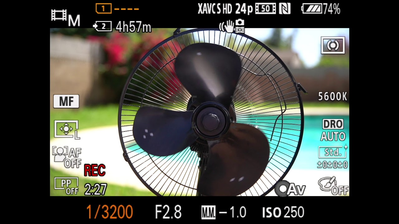Sony A7iii Shutter Speed Demo