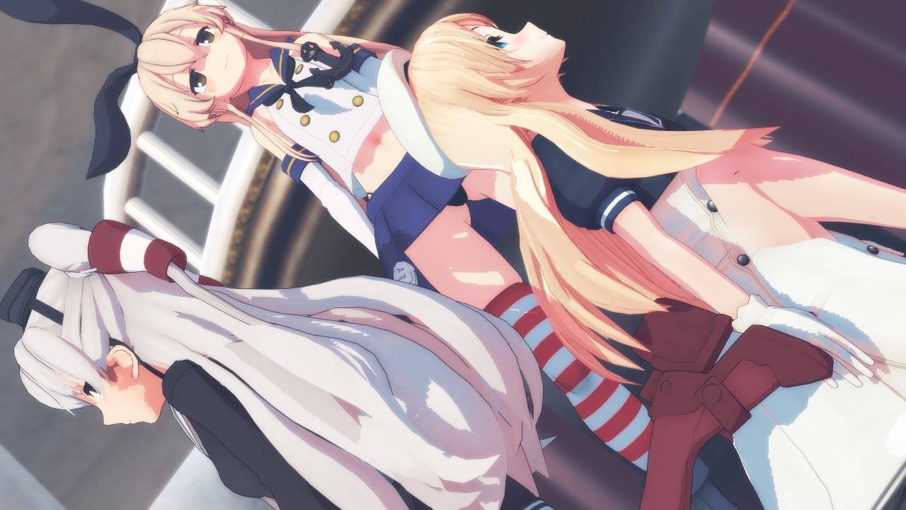 【MMD艦これ】『アンデッドエネミー』by 島風＆天津風＆ジャーヴィス【4K】