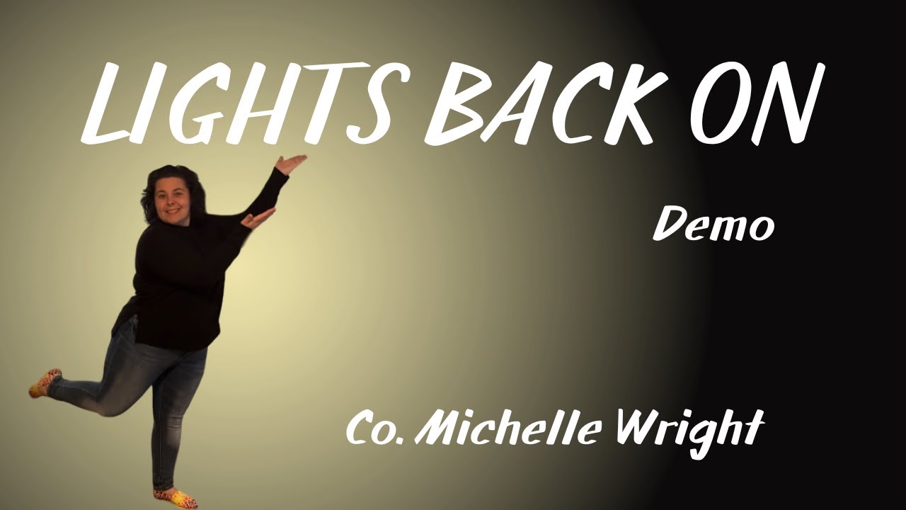 Lights back on line dance demo Improver choreography by Michelle Wright